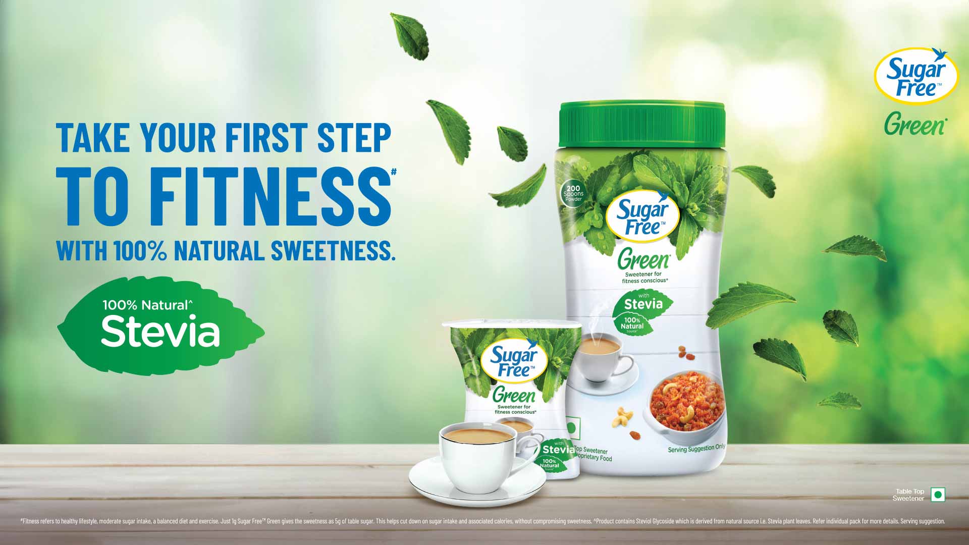 Katrina Kaif with Sugar Free Green