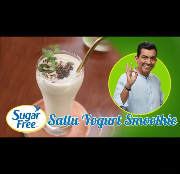 Sattu Yogurt Smoothie 